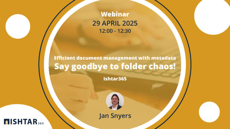 Webinar | Efficient documentmanagement with Ishtar365