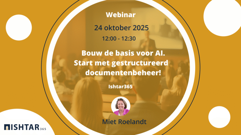 Webinar | Bouw de basis voor AI. Start met gestructureerd documentenbeheer.