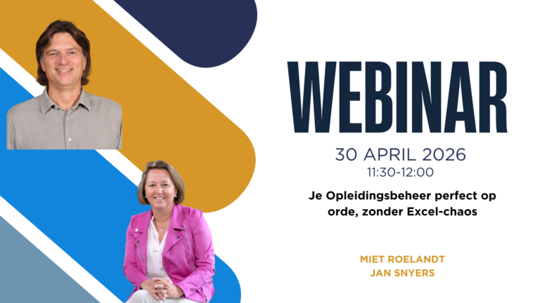Webinar | Je Opleidingsbeheer perfect op orde, zonder Excel-chaos.